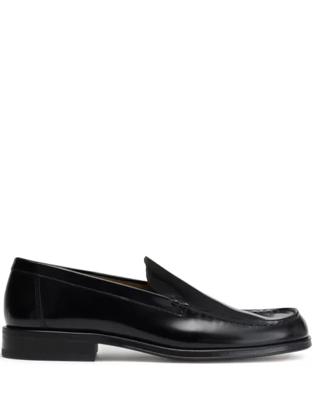 Pantofi loafer Lemaire cu vârf pătrat negru