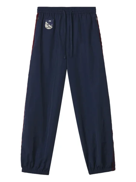 Spodnie Sea o krotszym kroju niebieskie