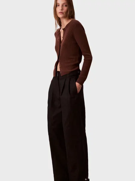 Стрейчевые чиносы Calvin Klein черные
