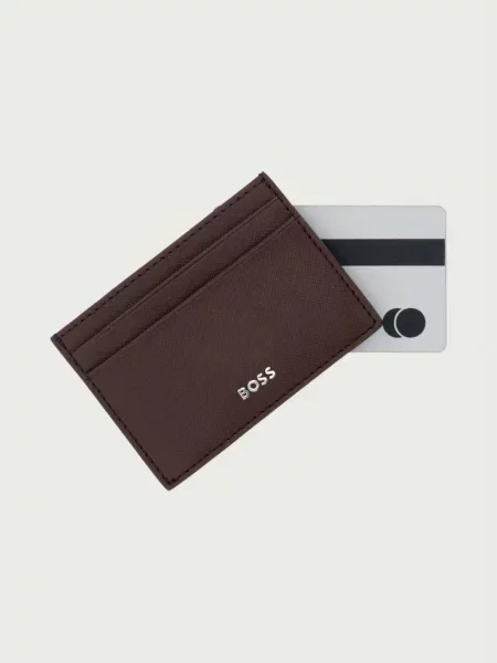 BOSS etui na karty Northon_Money clip brązowy