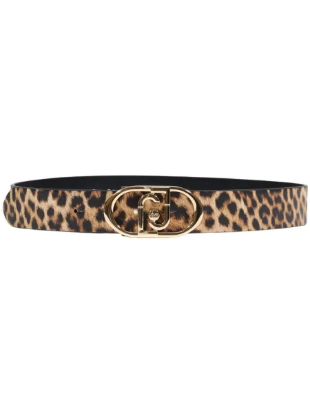 Curea Liu Jo reversibilă cu model leopard