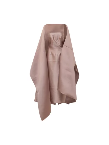 Sukienka midi Solace London do kolan garniturowa różowa