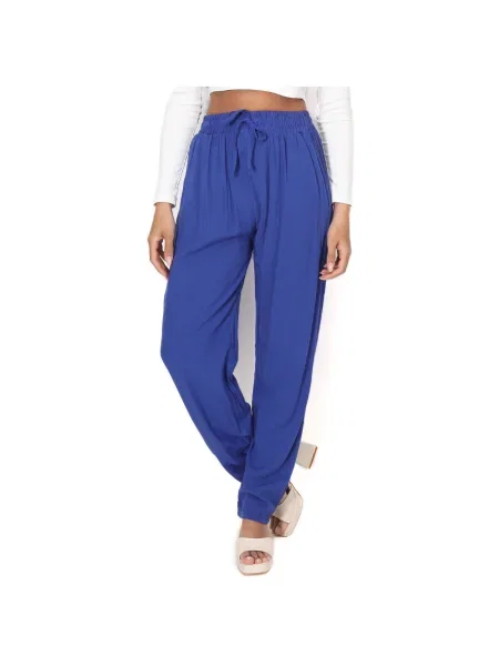 Pantaloni La Modeuse albastru
