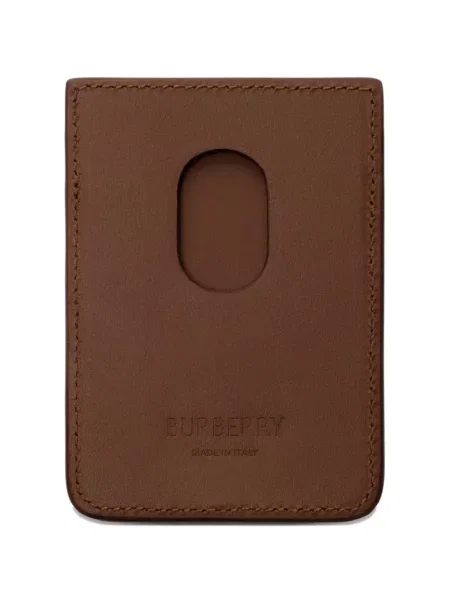 Portofel Burberry în carouri maro