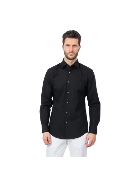 Koszula biznesowa o kroju slim fit z dodatkiem streczu Boss czarna
