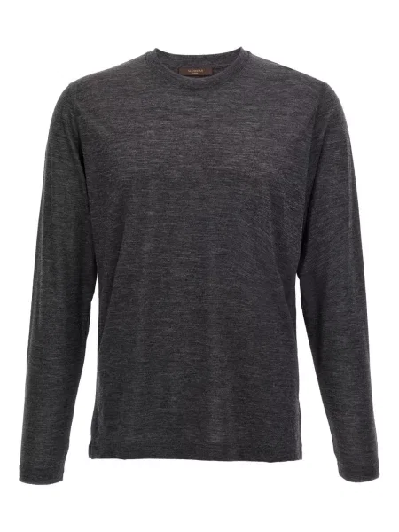 Tricou Zanone cu decolteu rotund gri