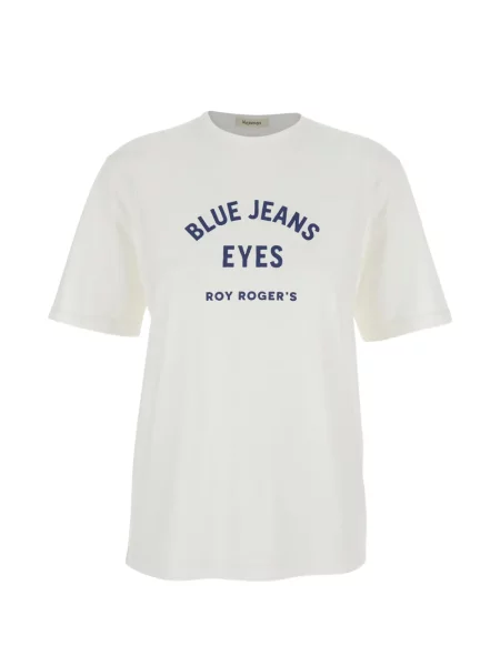EVA koszulka Roy Rogers z nadrukiem biała