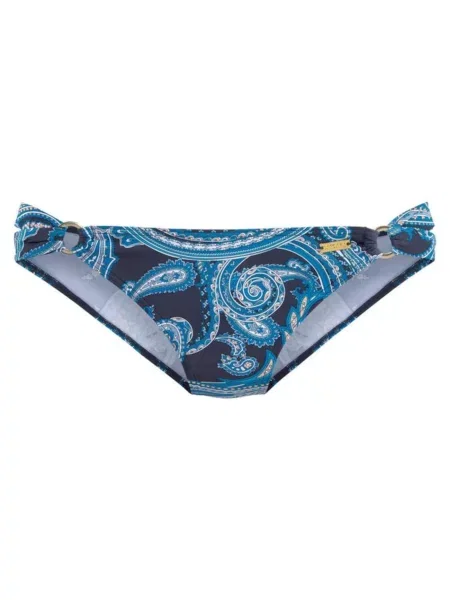 LASCANA Slip costum de baie Boho bleumarin