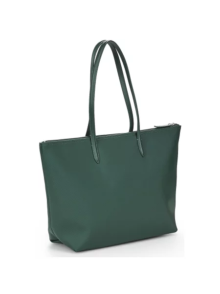 Shopper kabelka Lacoste zelená