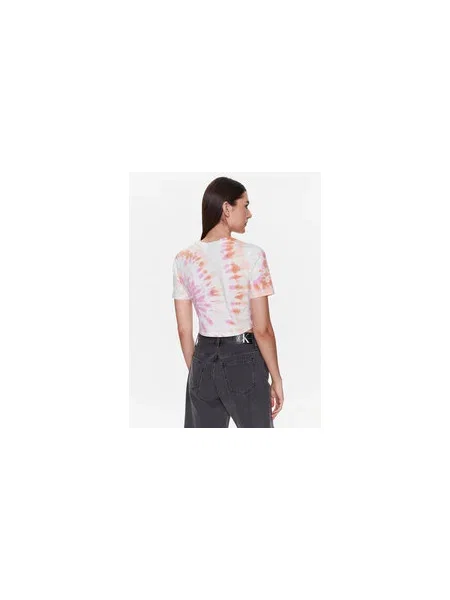 Vans Póló Resort Wash Színes Cropped Fit fehér