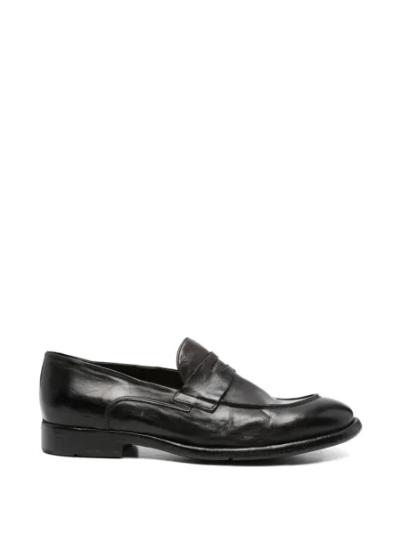 Pantofi loafer Eleventy din piele maro
