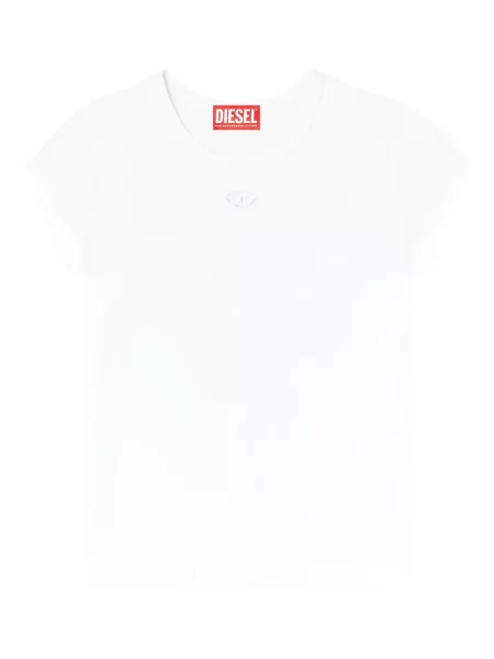 Tricou Diesel cu broderie alb