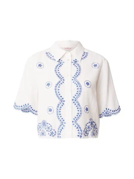 Derhy Bluză EULALIE albastru / murdar alb