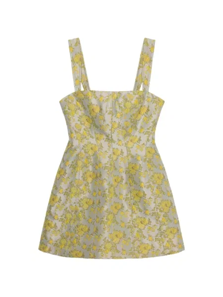 Rochie mini Simkhai cu model floral din jacard