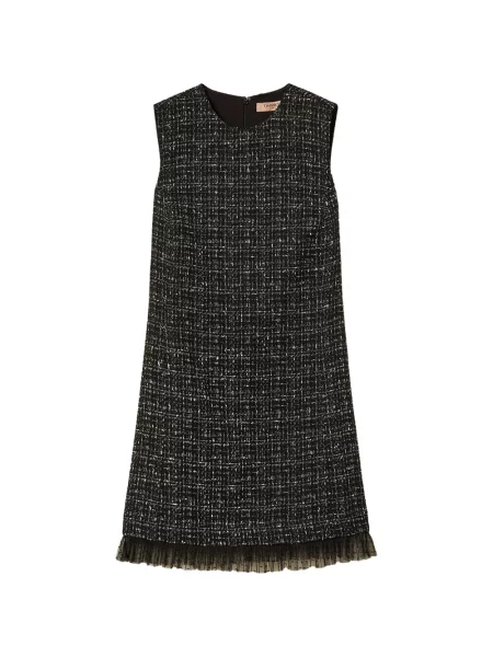 Scurt rochie Twinset din tul negru