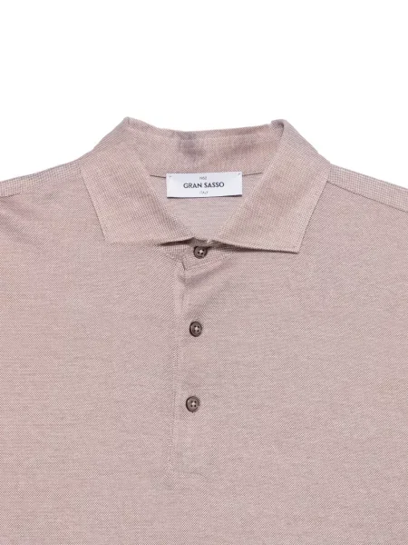 Scurt tricou polo Gran Sasso roz