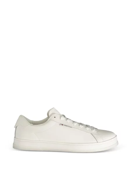 Sneakerși Tommy Hilfiger cu autograf alb