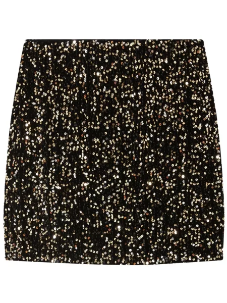 Fusta mini Ted Baker cu paiete negru
