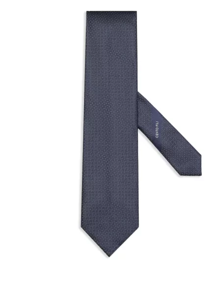 Cravată Zegna de mătase albastru