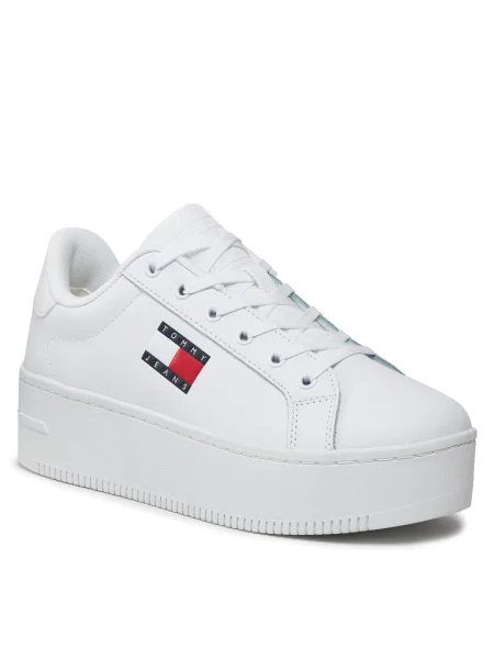 Tommy Jeans Sneakers Tjw Flatform Ess alb