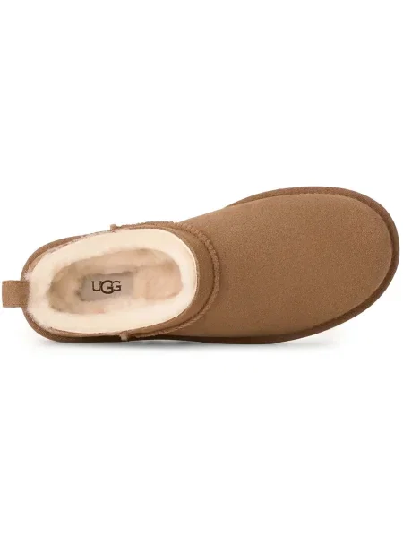 UGG velúr papucs Classic Micro barna bézs