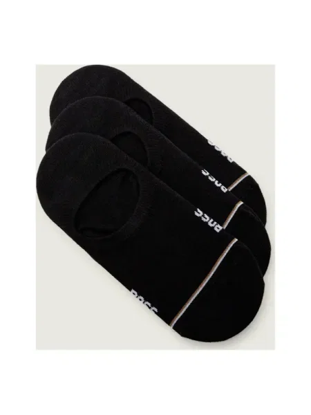 BOSS BLACK Șosete/tălpici 3 pack Iconic negru