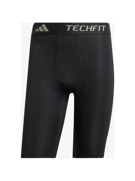 Legginsy krótkie adidas TECHFIT Compression Training czysty XS czarny