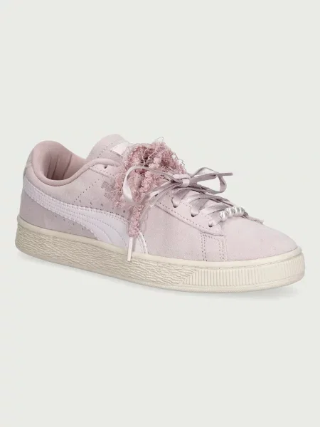 Puma Suede Bloom sneakers pentru femei din piele întoarsă roz