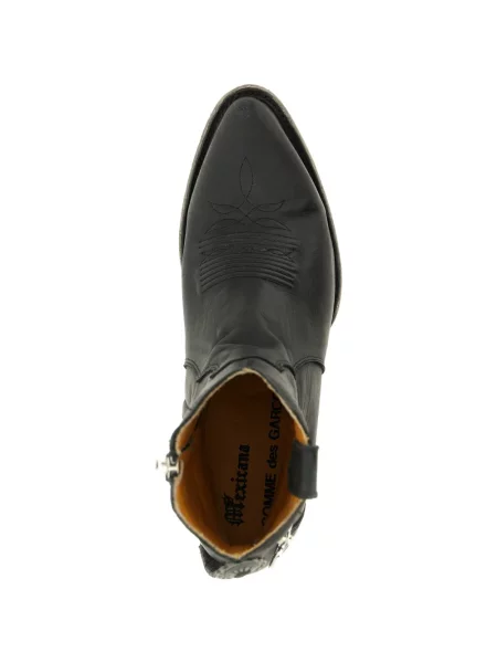 Botine Comme Des Garçons cu autograf negru