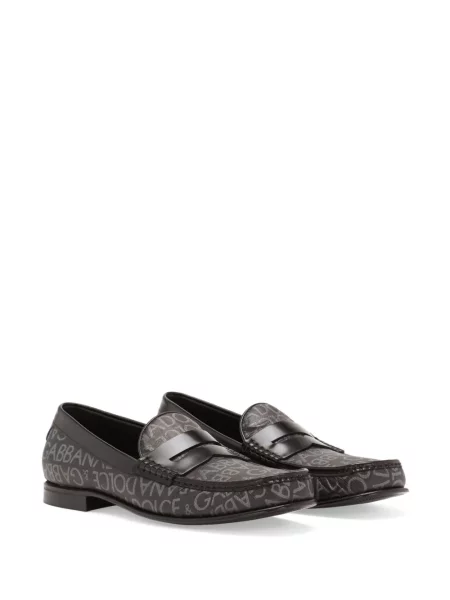 Raštuotos loaferiai Dolce & Gabbana juoda