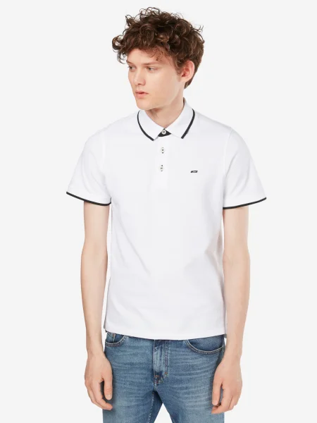 JACK & JONES Tricou Paulos / negru alb