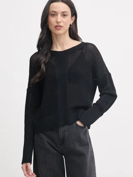 Sisley pulover pentru femei din negru