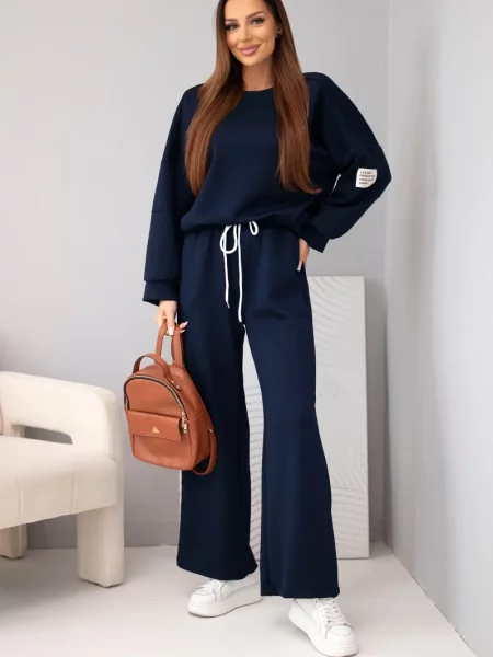 Pantaloni Kesi Włoski albastru
