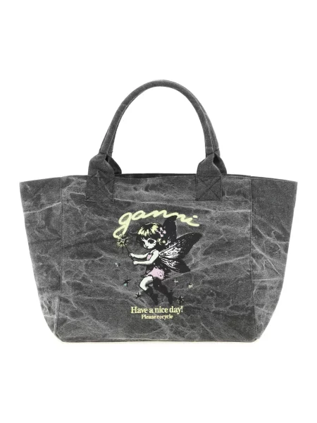 Shopperka Ganni czarna