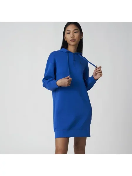 Lacoste Sukienka O Luźnym Kroju Z Dwuwarstwowej Piki granatowa