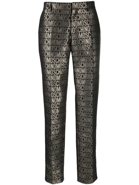 Pantaloni Moschino cu imagine negru