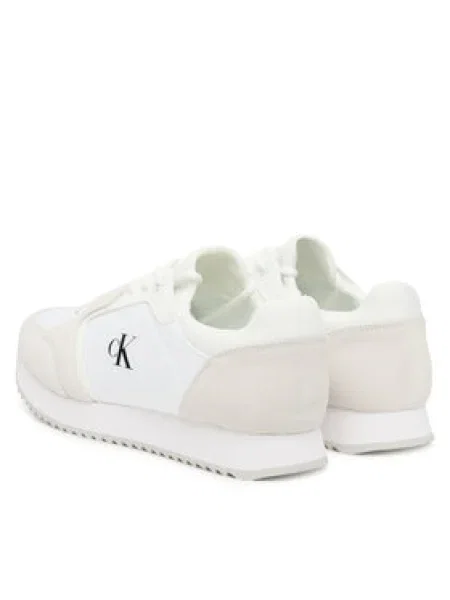 Calvin Klein Jeans Sportcipők Runner Laceup Sock Mg Mix fehér