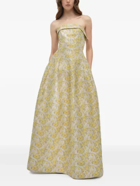 Rochie maxi Simkhai din jacard fără bretele