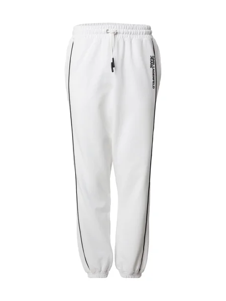 KARL LAGERFELD JEANS Kalhoty černá bílá