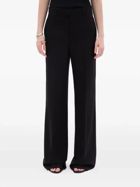 Pantaloni evazați Ann Demeulemeester evazat negru