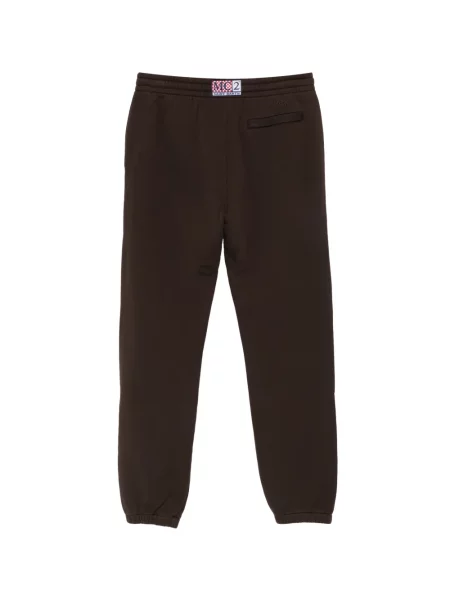 Pantaloni Mc2 Saint Barth alergare cu cordon maro