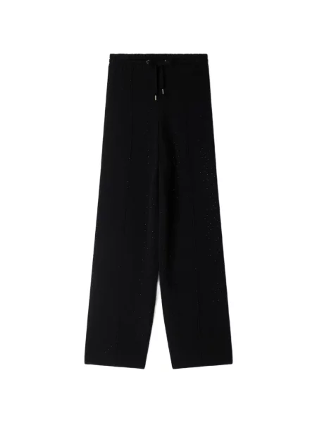 Stras pantaloni Sandro alergare cu cordon negru