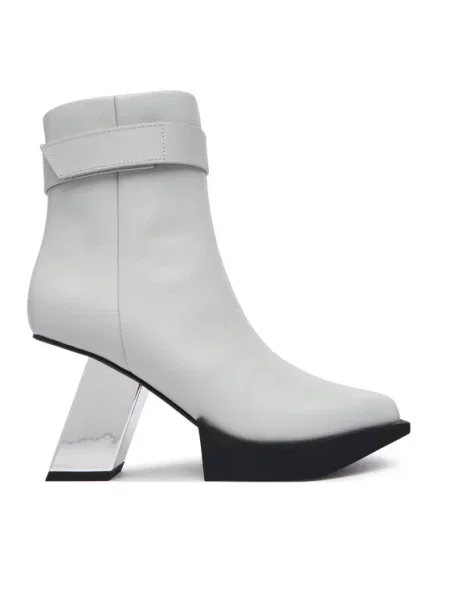 United Nude Боти Construct Bootie HI бял