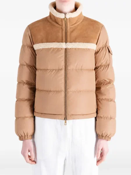 Geacă Moncler din piele de oaie