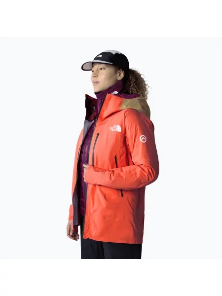 Lyžařská bunda The North Face Summit Stimson Futurelight radiant orange/almond butter oranžová