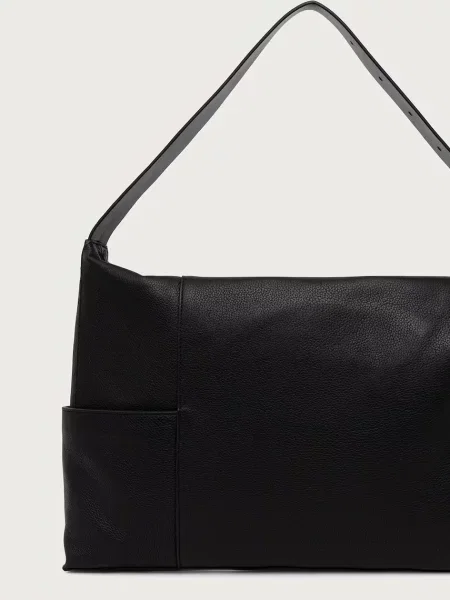 Кожаная сумка Allsaints