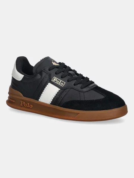 Polo Ralph Lauren sneakers din piele Heritage Aera negru