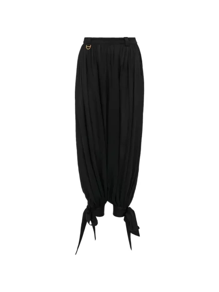 Pantaloni Chloé cu legături negru