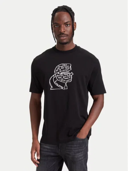 KARL LAGERFELD T-Shirt czarny