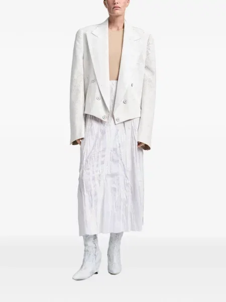 Decupat sacou Maison Margiela alb